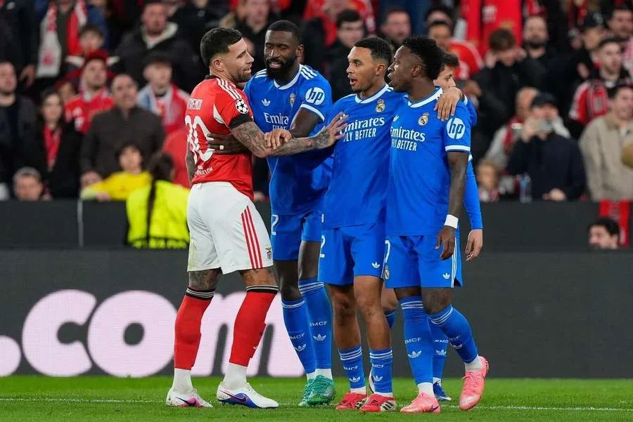 Otamendi, en el partido ante el Madrid