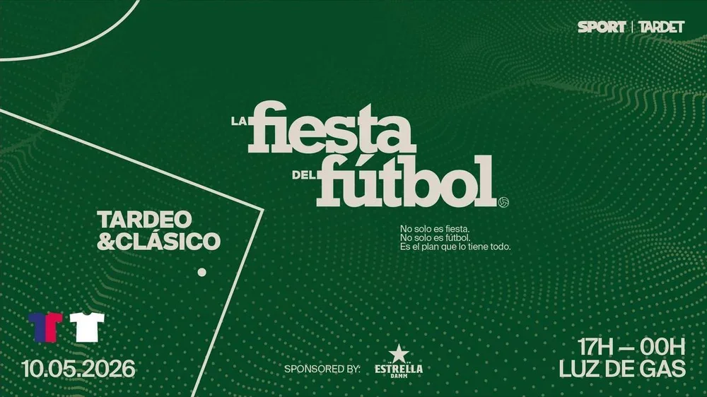 La Fiesta del Fútbol llega a Luz de Gas el próximo 10 de mayo